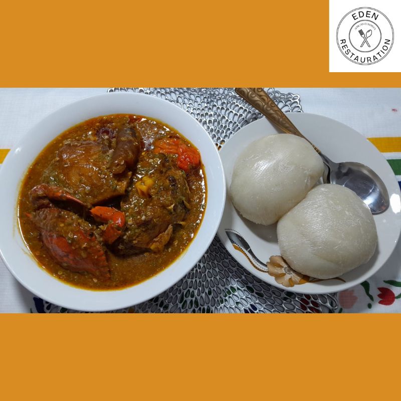 Placali, sauce kopè